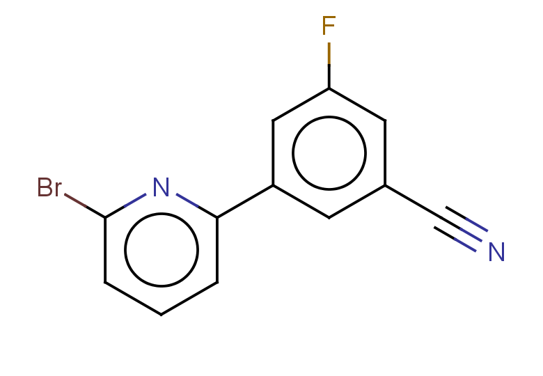 3-(6-bromopyridin-2-yl)-5-fluorobenzonitrile