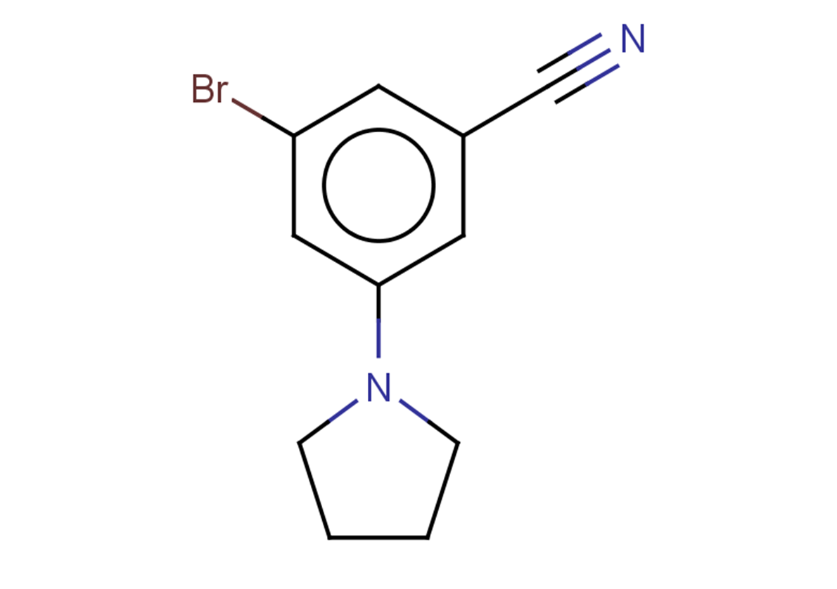 3-bromo-5-(pyrrolidin-1-yl)benzonitrile