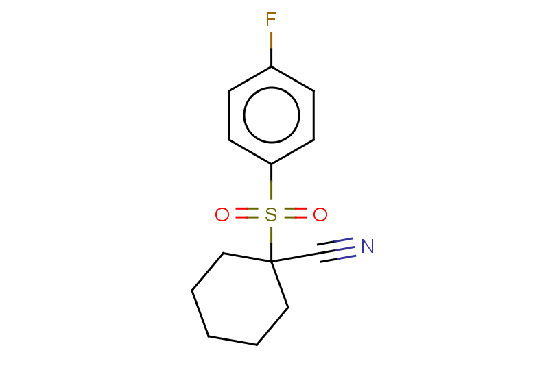 1-(4-fluorobenzenesulfonyl)cyclohexane-1-carbonitrile