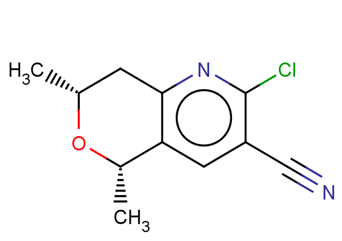 rac-(5R,7S)-2-chloro-5,7-dimethyl-5H,7H,8H-pyrano[4,3-b]pyridine-3-carbonitrile