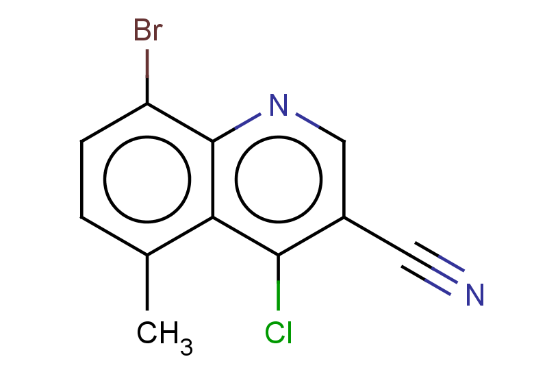 8-bromo-4-chloro-5-methylquinoline-3-carbonitrile