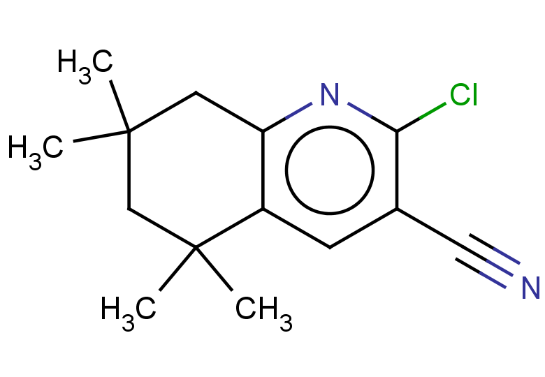 2-chloro-5,5,7,7-tetramethyl-5,6,7,8-tetrahydroquinoline-3-carbonitrile