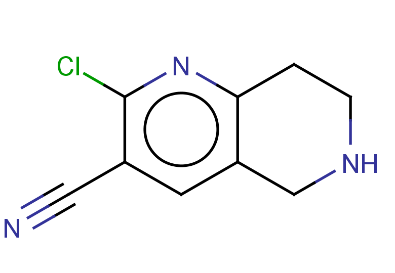 2-chloro-5,6,7,8-tetrahydro-1,6-naphthyridine-3-carbonitrile