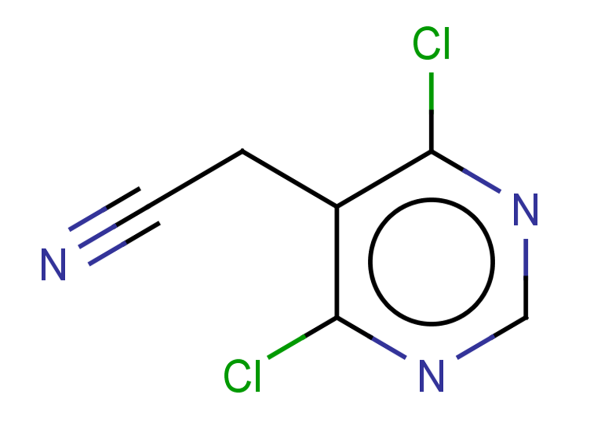 2-(4,6-dichloropyrimidin-5-yl)acetonitrile