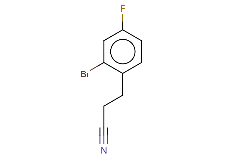 3-(2-bromo-4-fluorophenyl)propanenitrile