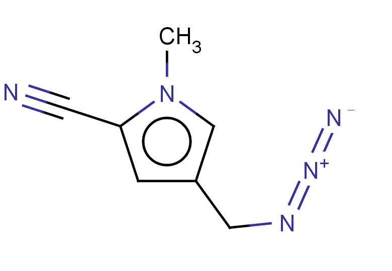 4-(azidomethyl)-1-methyl-1H-pyrrole-2-carbonitrile