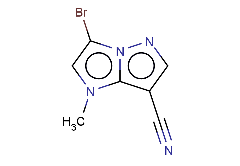 3-bromo-1-methyl-1H-pyrazolo[1,5-a]imidazole-7-carbonitrile