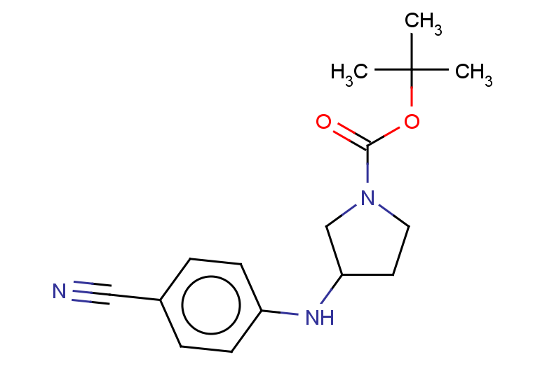 tert-butyl 3-[(4-cyanophenyl)amino]pyrrolidine-1-carboxylate