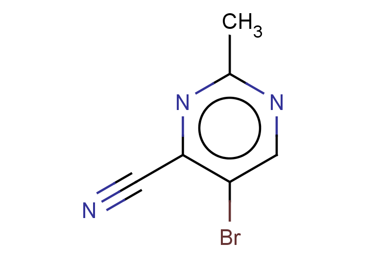 5-bromo-2-methylpyrimidine-4-carbonitrile