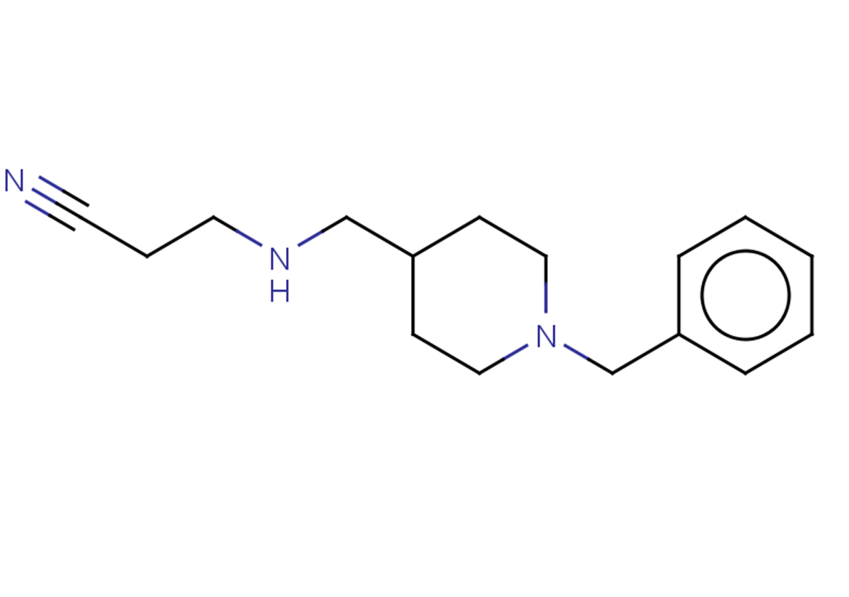 3-{[(1-benzylpiperidin-4-yl)methyl]amino}propanenitrile