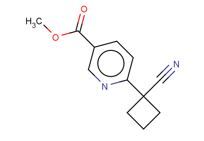 methyl 6-(1-cyanocyclobutyl)pyridine-3-carboxylate