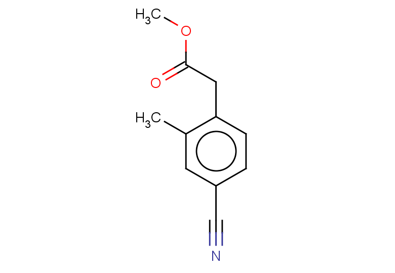 methyl 2-(4-cyano-2-methylphenyl)acetate