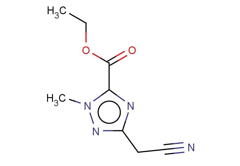 ethyl 3-(cyanomethyl)-1-methyl-1H-1,2,4-triazole-5-carboxylate