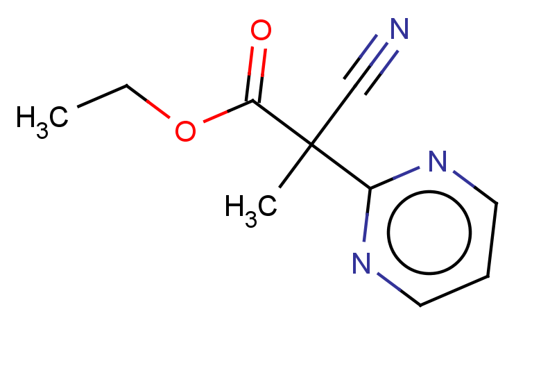 ethyl 2-cyano-2-(pyrimidin-2-yl)propanoate