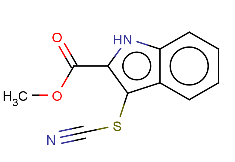 methyl 3-(cyanosulfanyl)-1H-indole-2-carboxylate