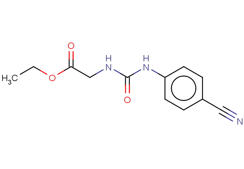 ethyl 2-{[(4-cyanophenyl)carbamoyl]amino}acetate