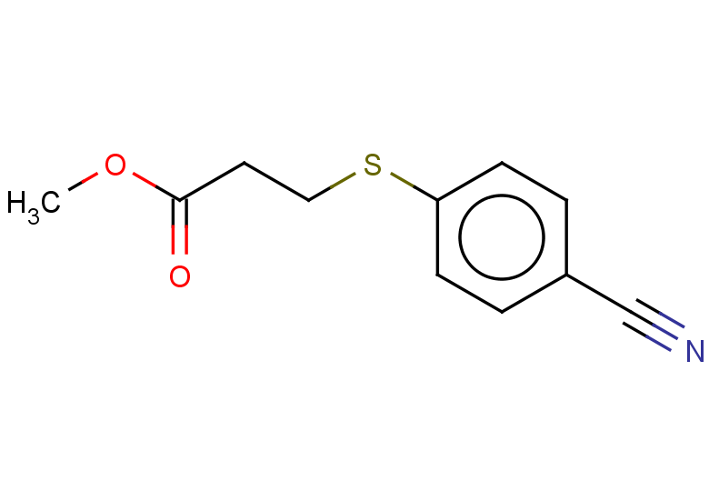methyl 3-[(4-cyanophenyl)sulfanyl]propanoate
