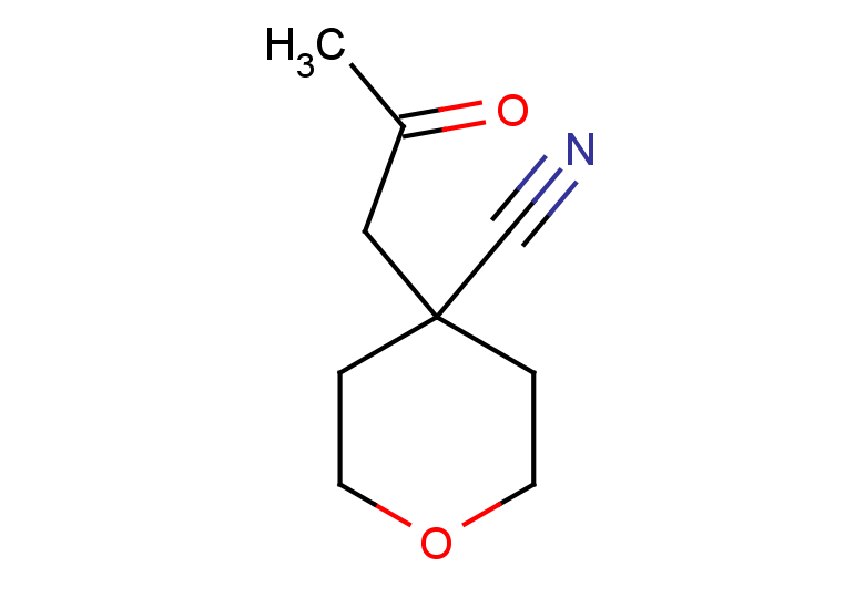 4-(2-oxopropyl)oxane-4-carbonitrile