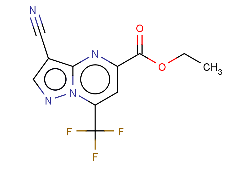 ETHYL 3-CYANO-7-(TRIFLUOROMETHYL)PYRAZOLO[1,5-A]PYRIMIDINE-5-CARBOXYLATE