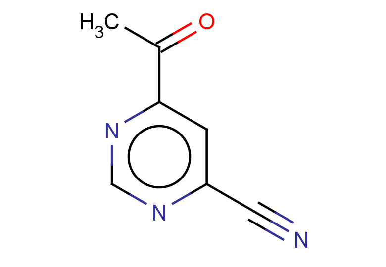 6-acetylpyrimidine-4-carbonitrile
