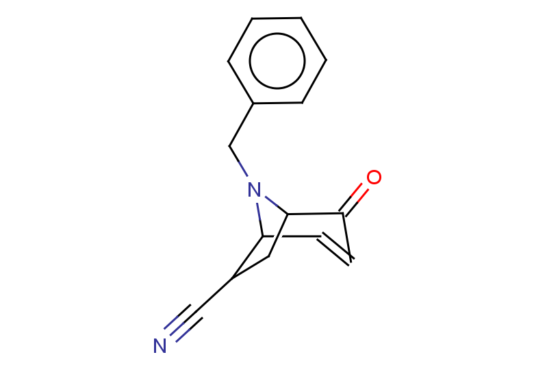 8-benzyl-2-oxo-8-azabicyclo[3.2.1]oct-3-ene-6-carbonitrile