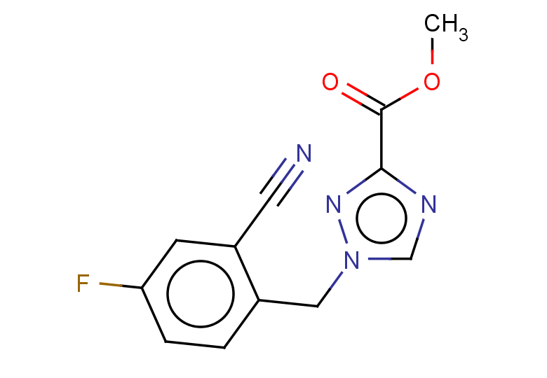 methyl 1-[(2-cyano-4-fluorophenyl)methyl]-1H-1,2,4-triazole-3-carboxylate