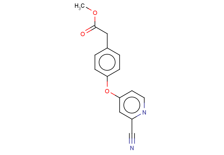 methyl 2-{4-[(2-cyanopyridin-4-yl)oxy]phenyl}acetate