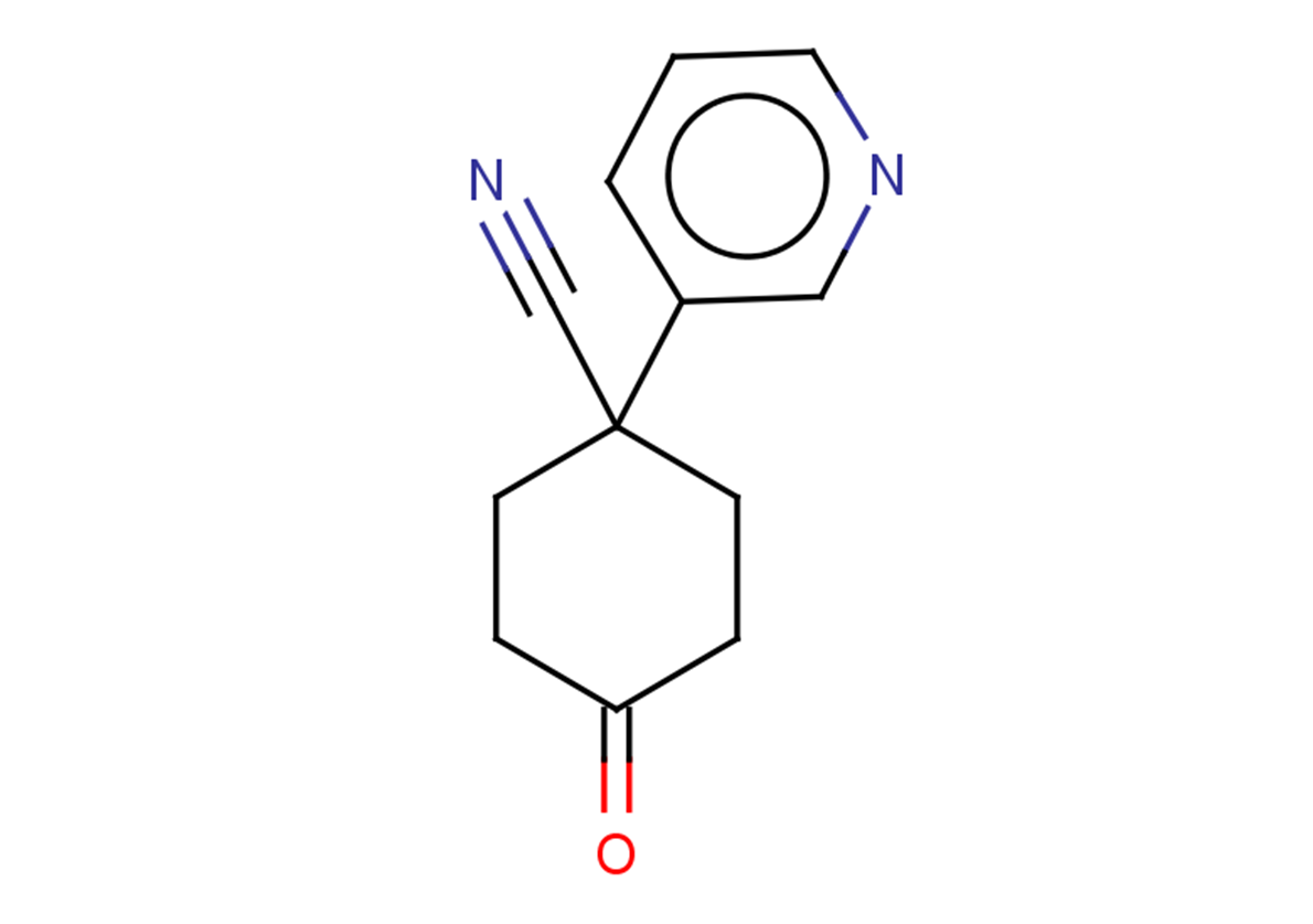 4-oxo-1-(pyridin-3-yl)cyclohexane-1-carbonitrile