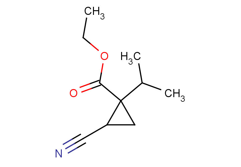 ethyl 2-cyano-1-(propan-2-yl)cyclopropane-1-carboxylate, Mixture of diastereomers