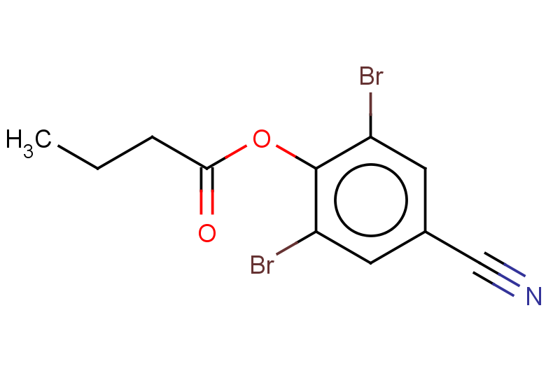 2,6-dibromo-4-cyanophenyl butanoate