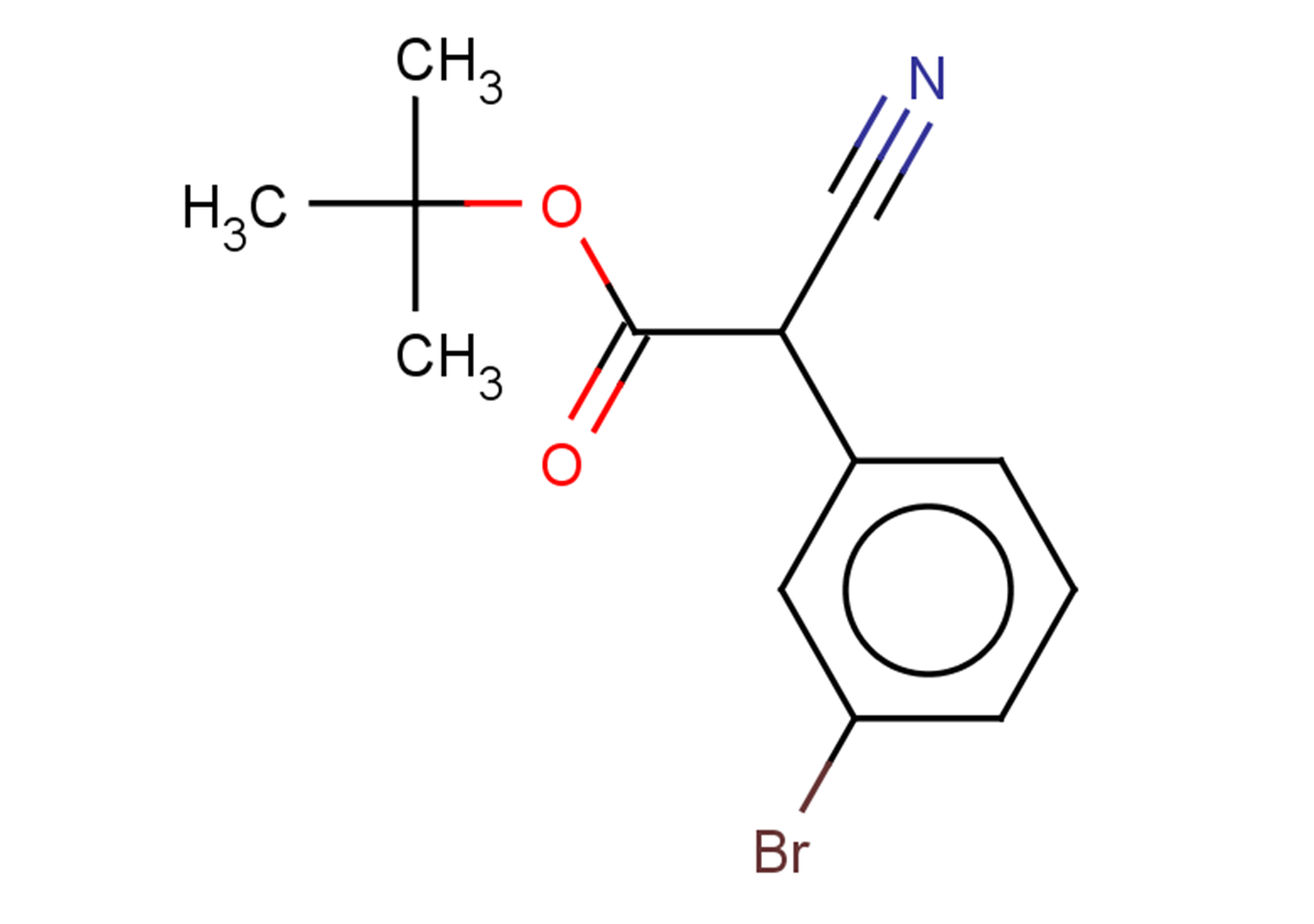 tert-butyl 2-(3-bromophenyl)-2-cyanoacetate