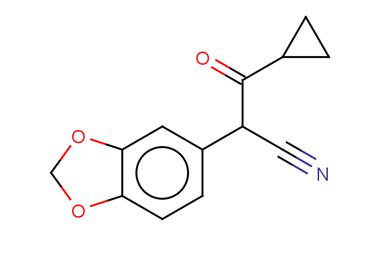 2-(1,3-dioxaindan-5-yl)-3-cyclopropyl-3-oxopropanenitrile