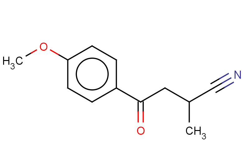 4-(4-methoxyphenyl)-2-methyl-4-oxobutanenitrile