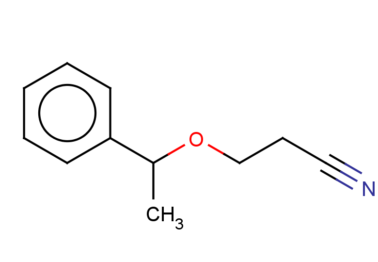 3-(1-phenylethoxy)propanenitrile
