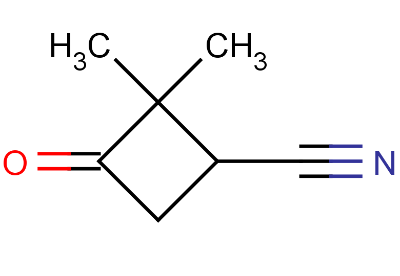 2,2-dimethyl-3-oxocyclobutane-1-carbonitrile