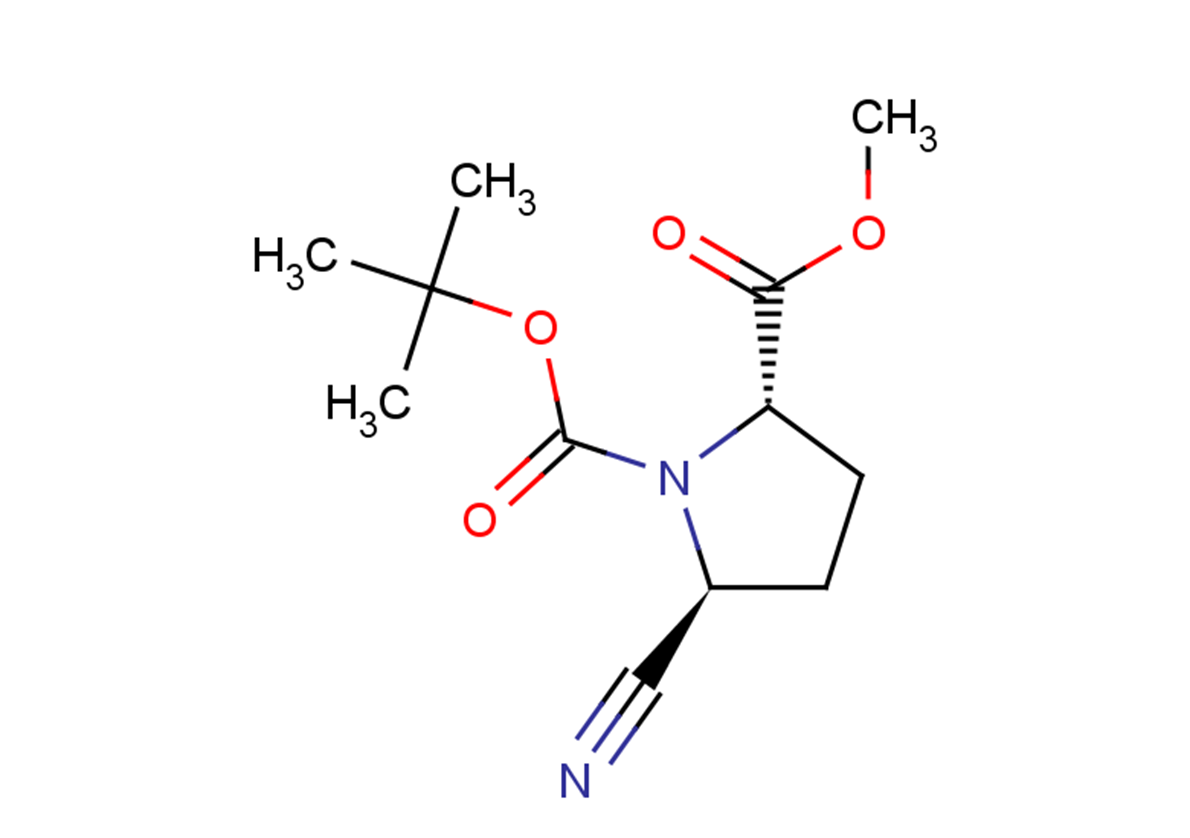 rac-1-tert-butyl 2-methyl (2R,5R)-5-cyanopyrrolidine-1,2-dicarboxylate, trans