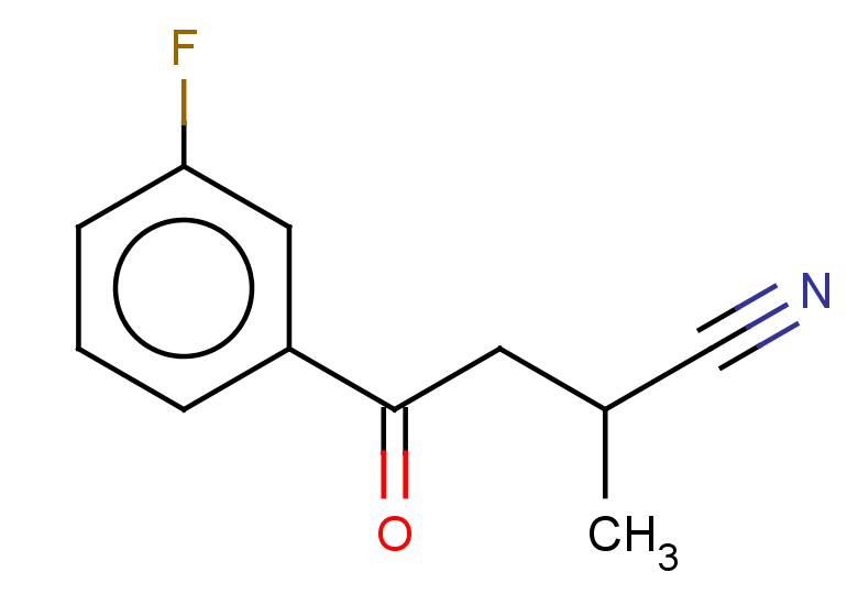 4-(3-fluorophenyl)-2-methyl-4-oxobutanenitrile