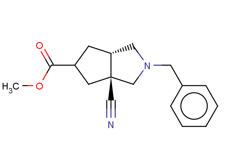 methyl (3aS,6aS)-2-benzyl-3a-cyano-octahydrocyclopenta[c]pyrrole-5-carboxylate