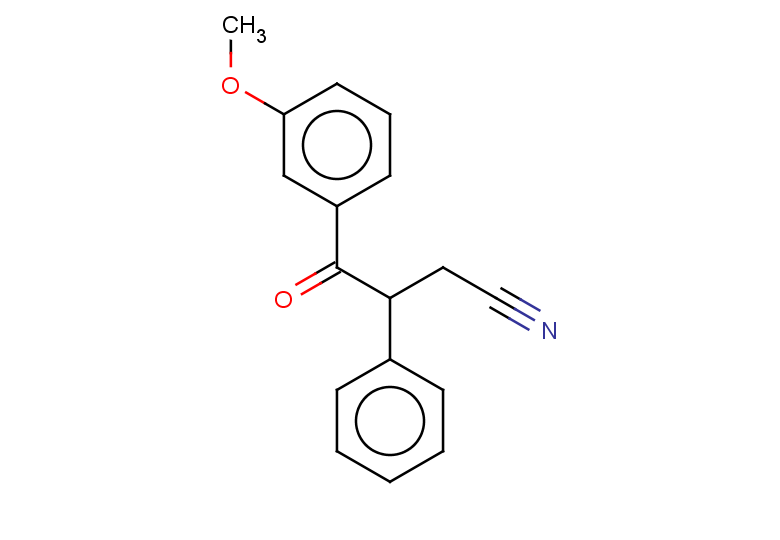 4-(3-methoxyphenyl)-4-oxo-3-phenylbutanenitrile
