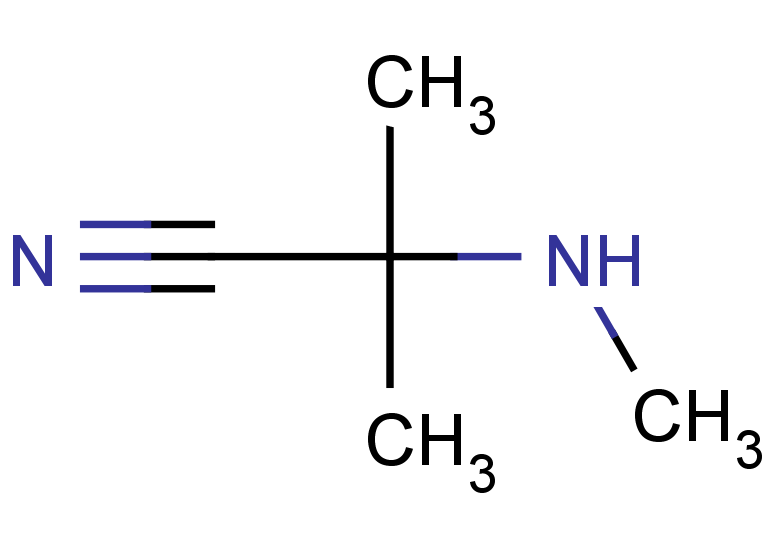 2-methyl-2-(methylamino)propanenitrile