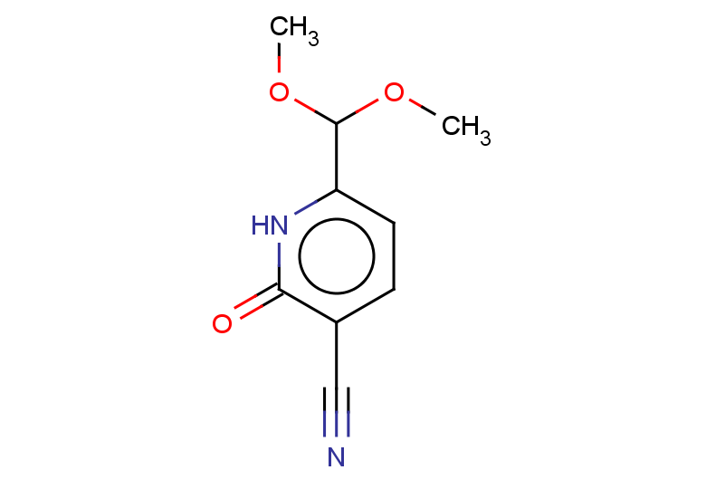 6-(dimethoxymethyl)-2-oxo-1,2-dihydropyridine-3-carbonitrile