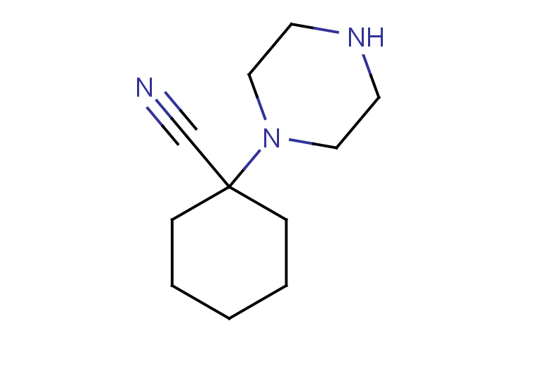 1-(piperazin-1-yl)cyclohexane-1-carbonitrile