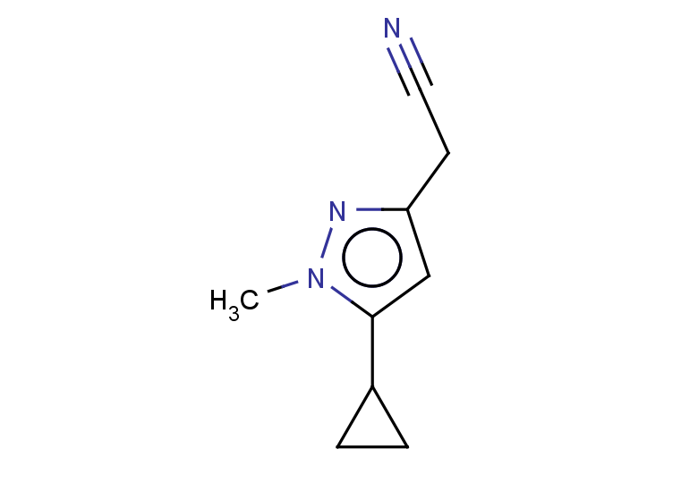(5-CYCLOPROPYL-1-METHYL-1H-PYRAZOL-3-YL)ACETONITRILE