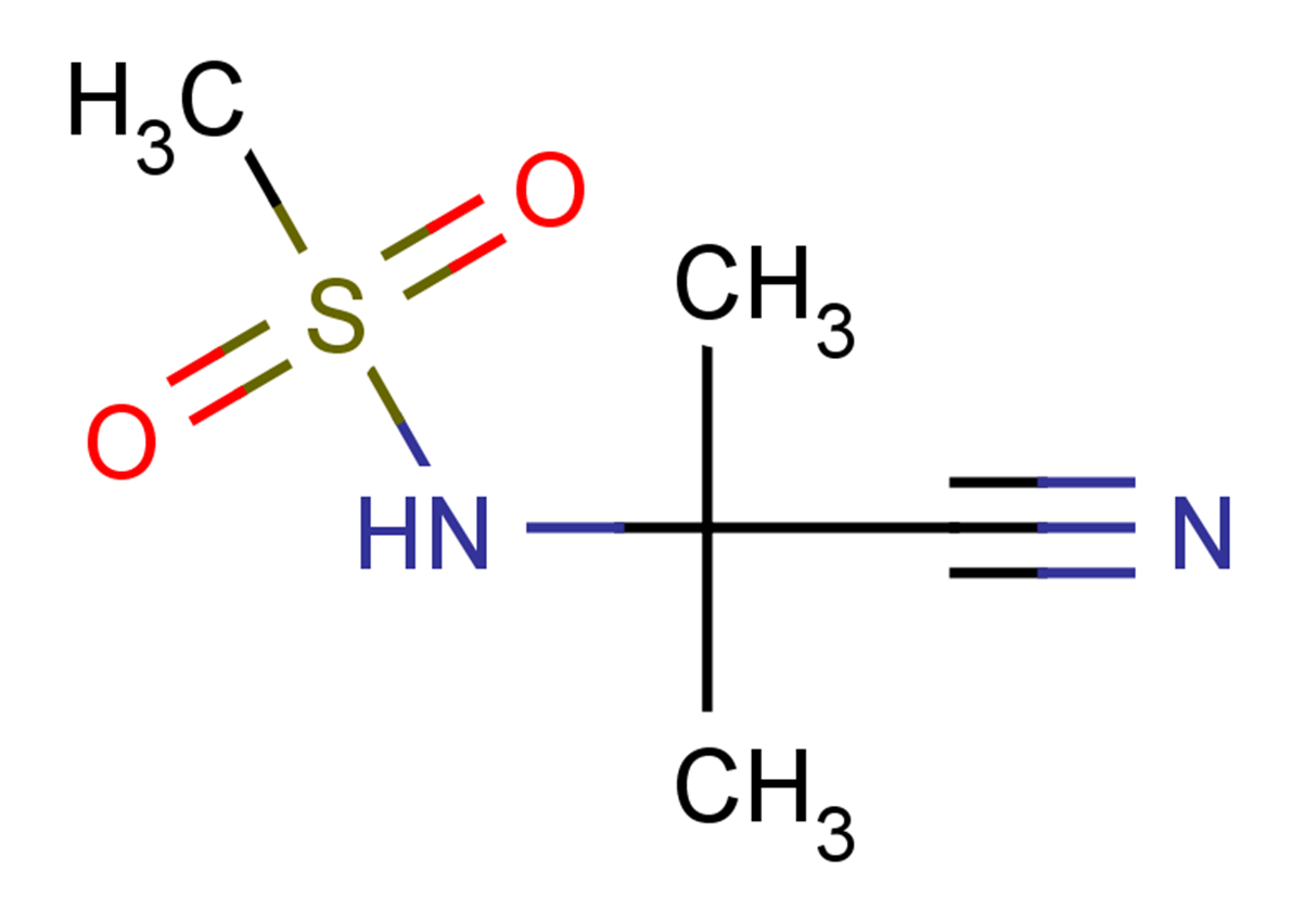 N-(1-cyano-1-methylethyl)methanesulfonamide