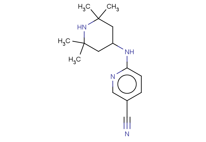 6-[(2,2,6,6-tetramethylpiperidin-4-yl)amino]pyridine-3-carbonitrile