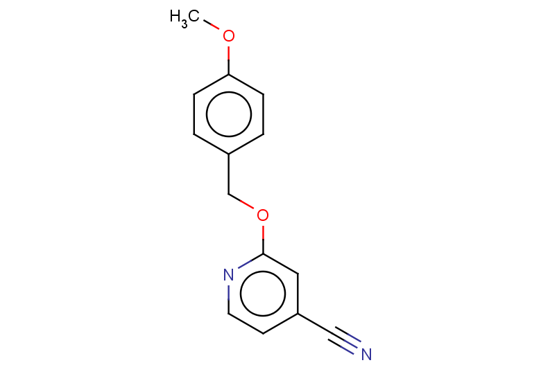 2-[(4-methoxyphenyl)methoxy]pyridine-4-carbonitrile