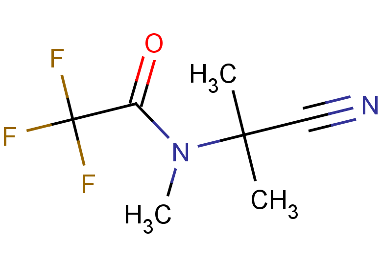 N-(1-cyano-1-methylethyl)-2,2,2-trifluoro-N-methylacetamide