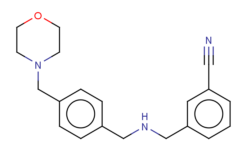 3-{[({4-[(morpholin-4-yl)methyl]phenyl}methyl)amino]methyl}benzonitrile
