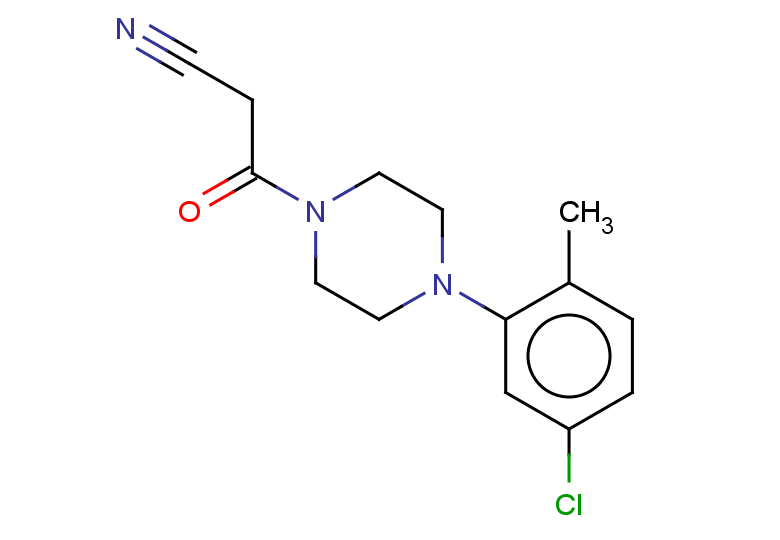 3-[4-(5-chloro-2-methylphenyl)piperazin-1-yl]-3-oxopropanenitrile