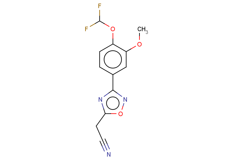 2-{3-[4-(difluoromethoxy)-3-methoxyphenyl]-1,2,4-oxadiazol-5-yl}acetonitrile